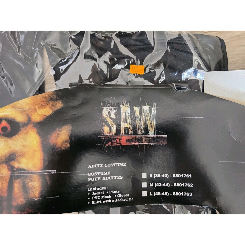 Saw The Movie Jigsaw Puppet Mens Costume Halloween Cosplay - Picture 2 of 11